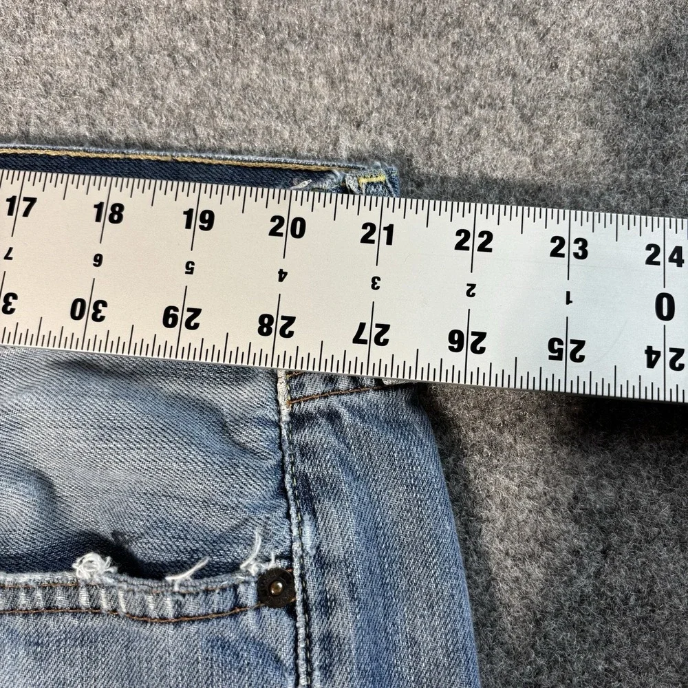 Lucky Brand 181 Jeans Mens‎ 42x32 (Fits 42X31) Relaxed Straight Y2K Blue Denim
